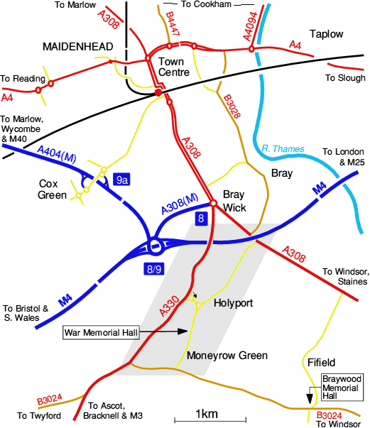 Maidenhead map